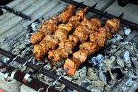 Барбекю в загородном отеле